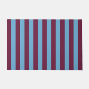 Aston Villa stripes football club colors premier l Doormat