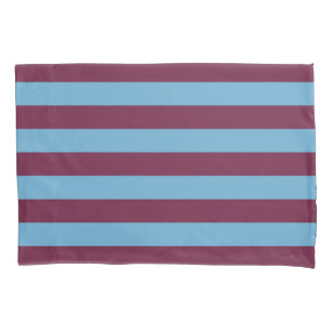 Aston Villa stripes football club colors premier l Pillowcase