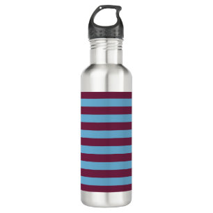 Aston Villa stripes football club colours premier 710 Ml Water Bottle