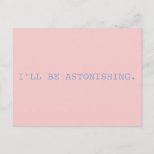 Astonishing // Little Women Postcard