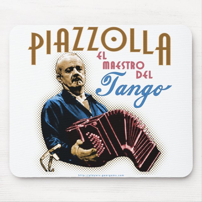 Astor Piazzolla Mouse Pad (Front)