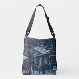 Astor Place Aborigines, NYC Crossbody Bag