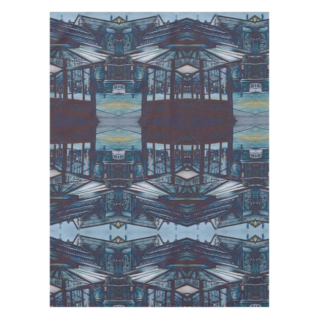 Astor Place Aborigines, NYC Tablecloth (Front)