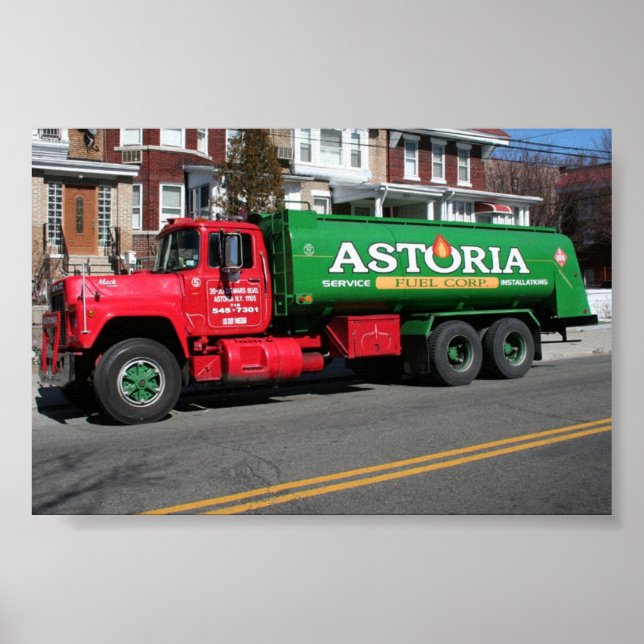 Astoria Fuel Oil Truck Poster (Front)