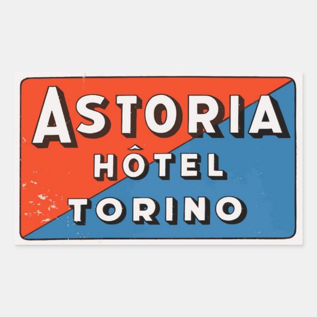 Astoria Hotel (Torino - Italy) Sticker (Front)