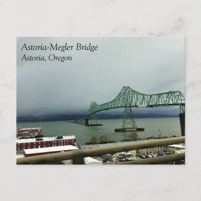 Astoria-Megler Bridge, Astoria, Oregon Postcard (Front)