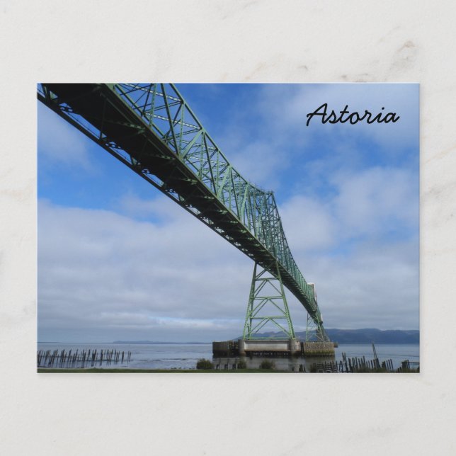 Astoria-Megler Bridge, Oregon Postcard (Front)