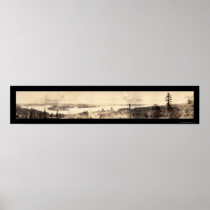 Astoria, OR South View Photo 1912 Poster