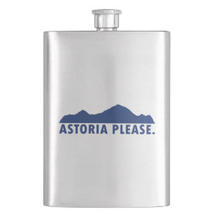Astoria Oregon Please Hip Flask