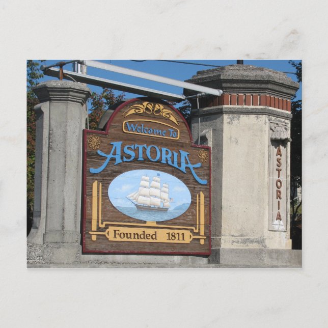 Astoria, Oregon Postcard (Front)