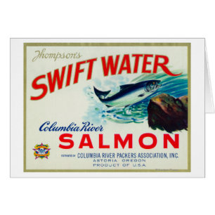 Astoria, Oregon - Thompson's Swift Water Salmon