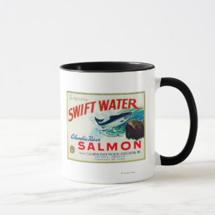 Astoria, Oregon - Thompson's Swift Water Salmon Mug