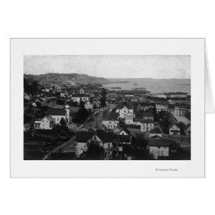 Astoria, Oregon Town View Looking West