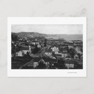 Astoria, Oregon Town View Looking West Postcard