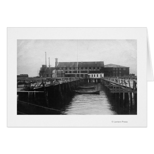 Astoria, Oregon vue sur Fisherman's Packing (Devant horizontal)