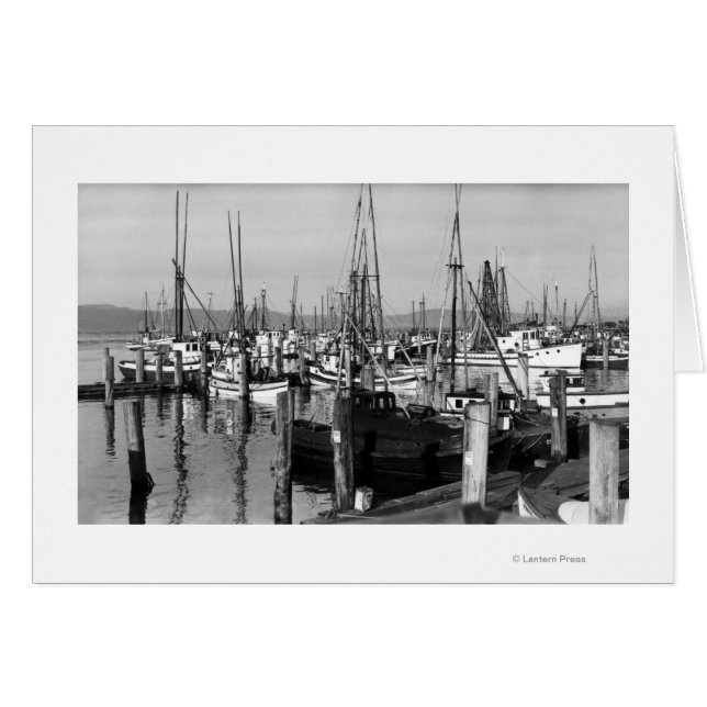 Astoria, Oregon Waterfront View of Fishing Fleet (Front Horizontal)