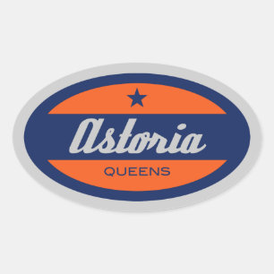 Astoria Oval Sticker