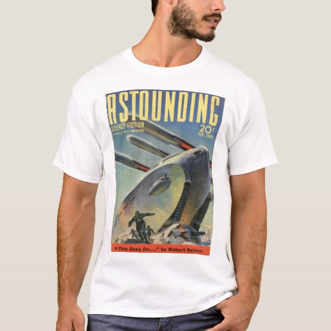 Astounding Science Fiction_ February 1940_Pulp Art T-Shirt (Front)