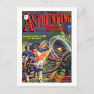 Astounding Stories of Super Science Fiction Postcard