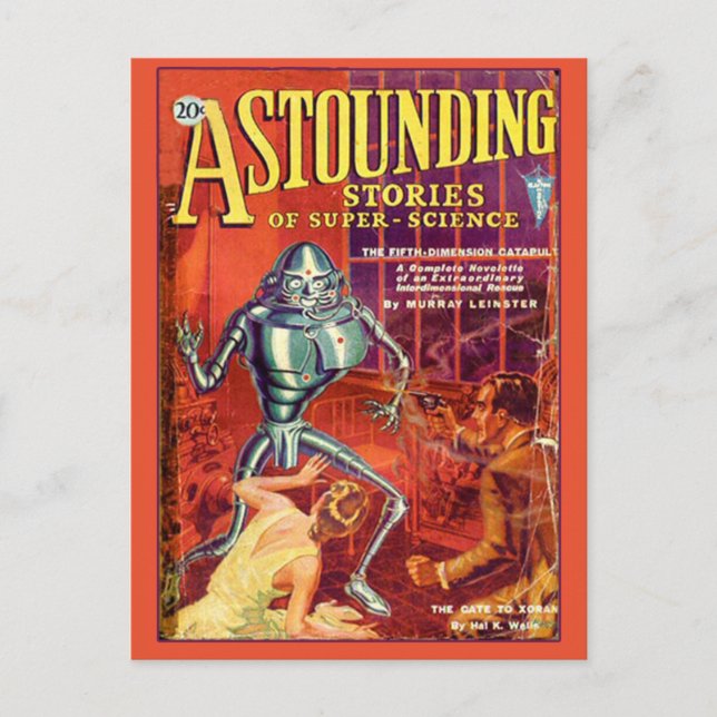 Astounding Stories of Super Science Jan 1931 Postcard (Front)