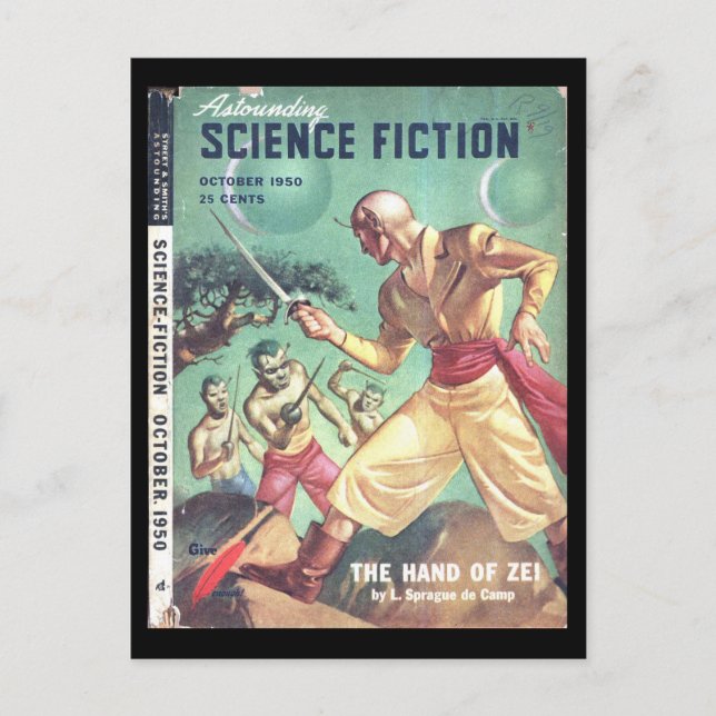 Astounding v046 n02 (1950-10.Street&Smith)_Pulp Ar Postcard (Front)