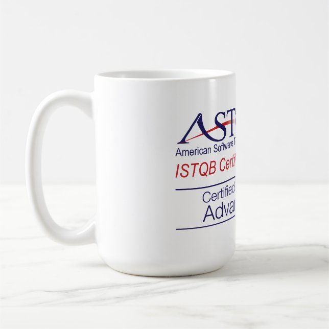 ASTQB Certified Software Tester Advanced  mug (Left)