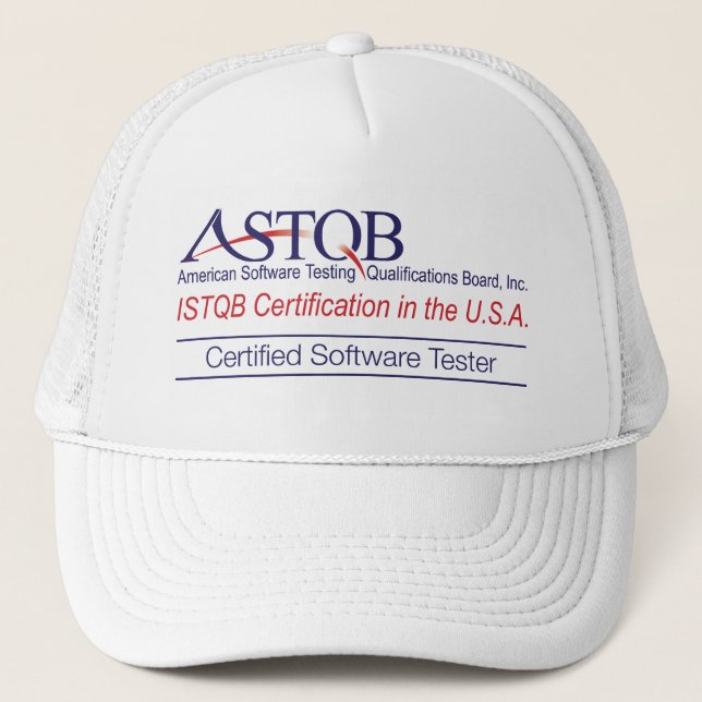 ASTQB Certified Software Tester Hat (Front)