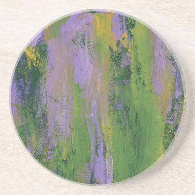 Astract Painting 51 Bliss Coaster (Front)