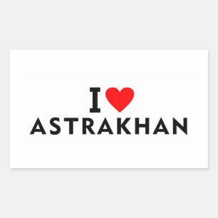 Astrakhan Russia love city heart like travel Sticker