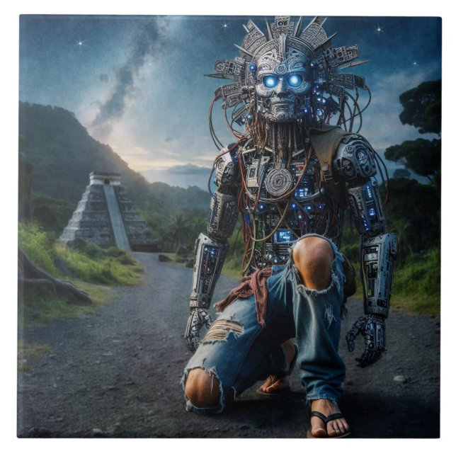 Astral Blue Jeans Warrior Tile (Front)