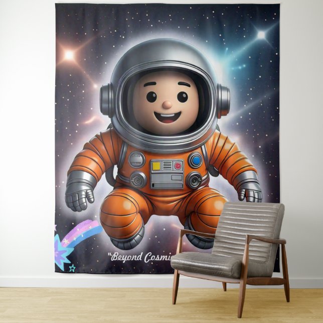 "Astral Explorer" Tapestry (In Situ)