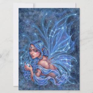Astral Fae Fantasy Stars Constellations Art Card
