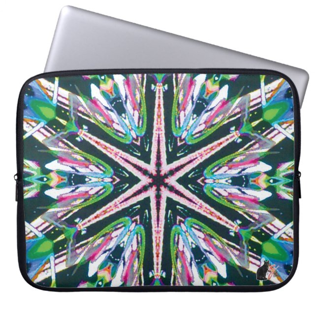 Astral Kaleidoscope Laptop Sleeve (Front)