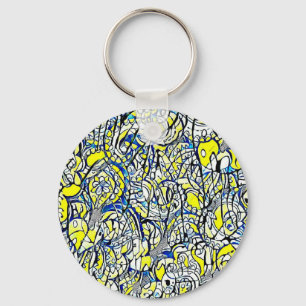 Astral key holder flowers 3 keychain