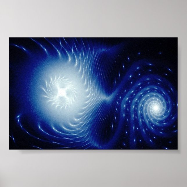 astral light forms - the cosmic flux poster (Front)