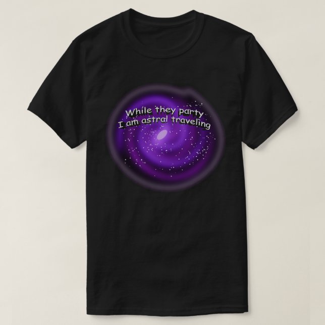 Astral Projection Universe Design T-Shirt (Design Front)