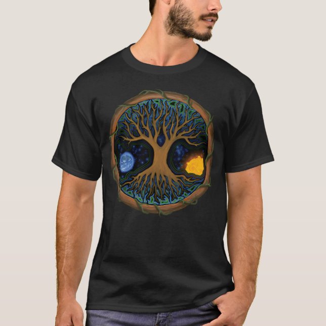 Astral Tree Of Life T-Shirt (Front)