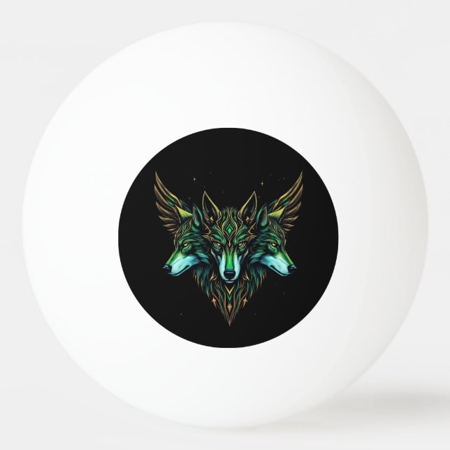Astral Wolves Ping Pong Ball (Front)