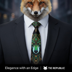 Astral Wolves Tie