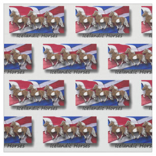 Astrid and Icelandic Flag Fabric