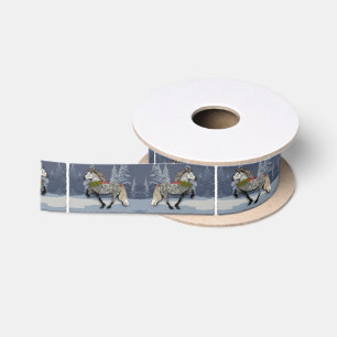 Astrid Icelandic Horse for the Holidays Satin Ribbon