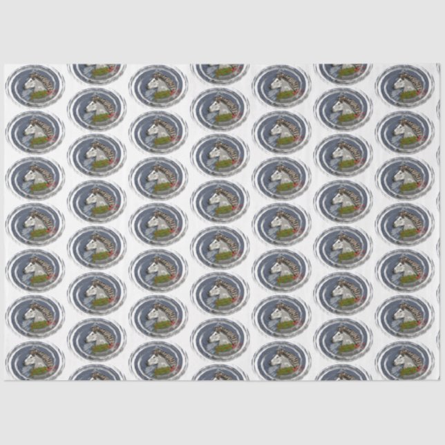 Astrid Icelandic Horse for the Holidays Tissue Paper (Front)