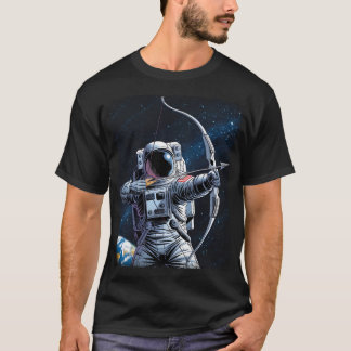ASTRO ARCHER - Astronaut with Bow and Arrow T-Shirt