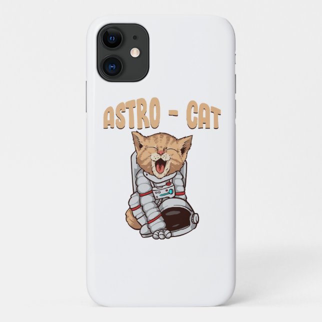 Astro Cat Case-Mate iPhone Case (Back)