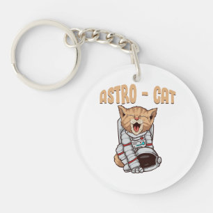 Astro Cat Keychain