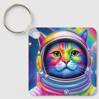 Astro-cat Keychain