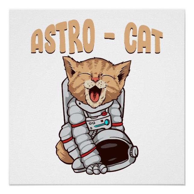 Astro Cat Poster (Front)