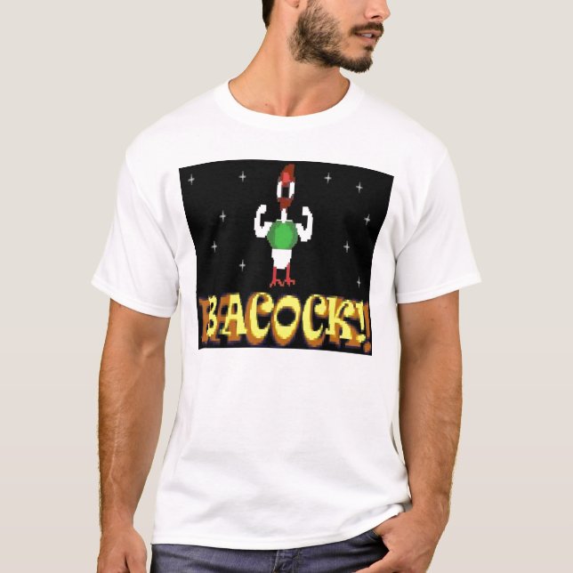 Astro Chicken Bacock! T-Shirt (Front)