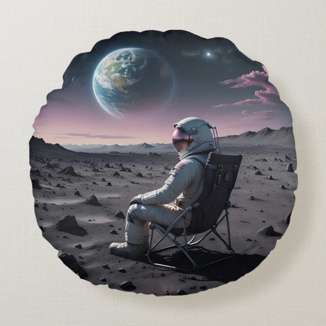 Astro Leisure Round Pillow (Front)