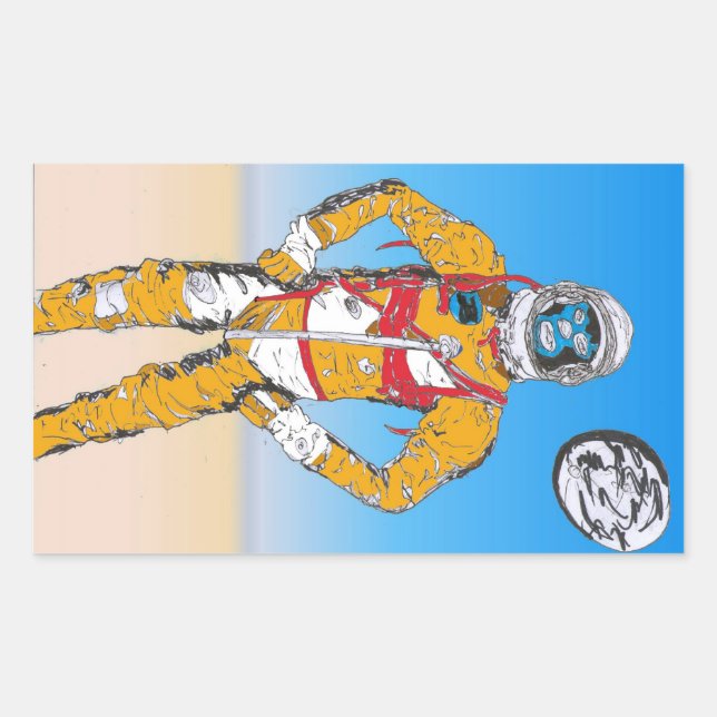 Astro Lucha Sticker (Front)